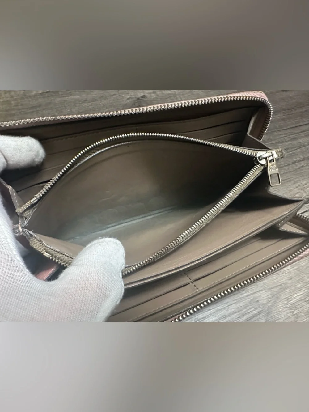 Louis Vuitton Blush Pink Zip Wallet AS-IS Rehab